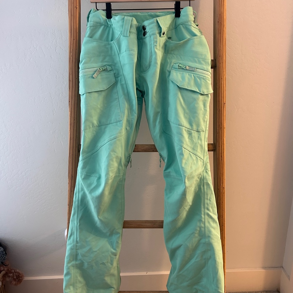 Burton Light Mint Green Snowpants